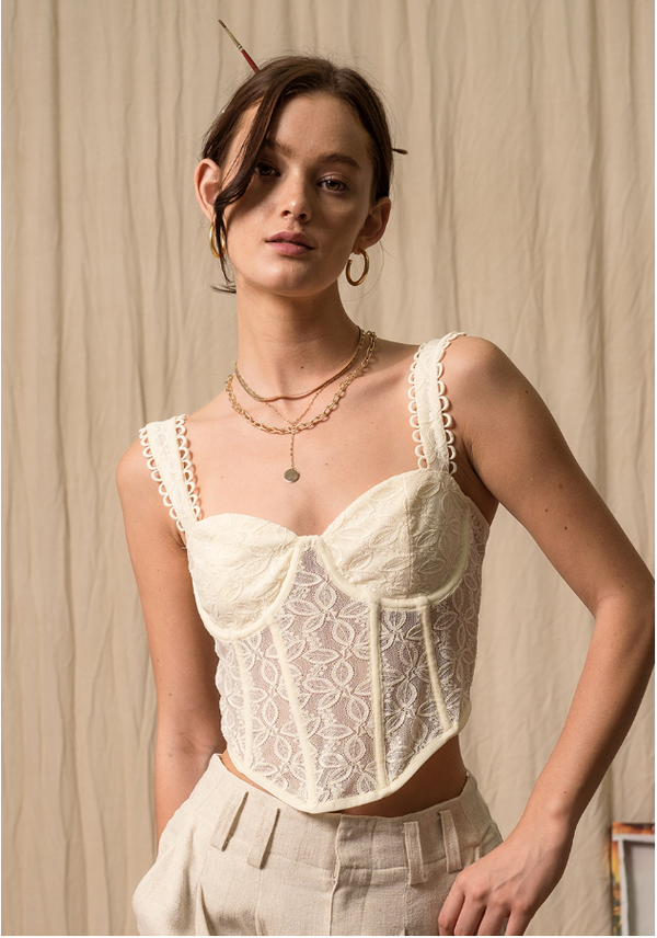 CHAROLETTE LACE CORSET