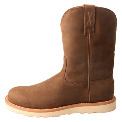Men's 10" Pull On Wedge Sole Boot