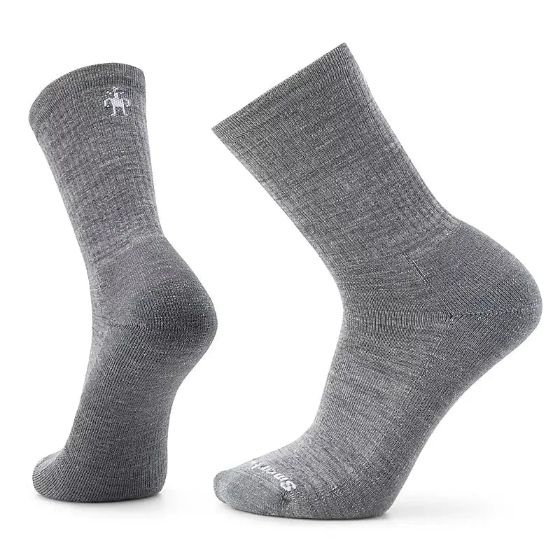 Everyday Solid Rib Crew Socks – Cozy Durability for All-Day Comfort