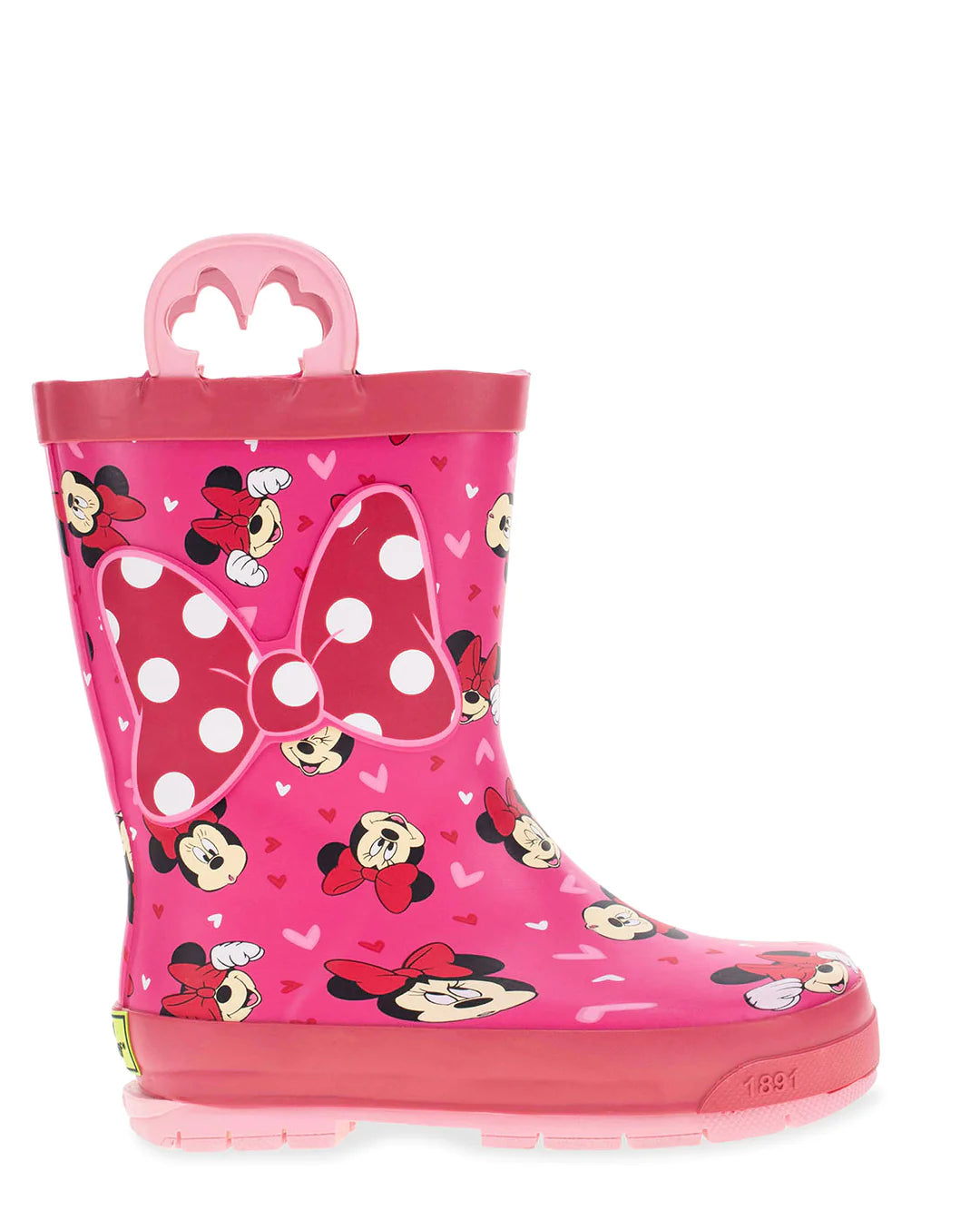 Kid's Minnie Mouse Love Rain Boot