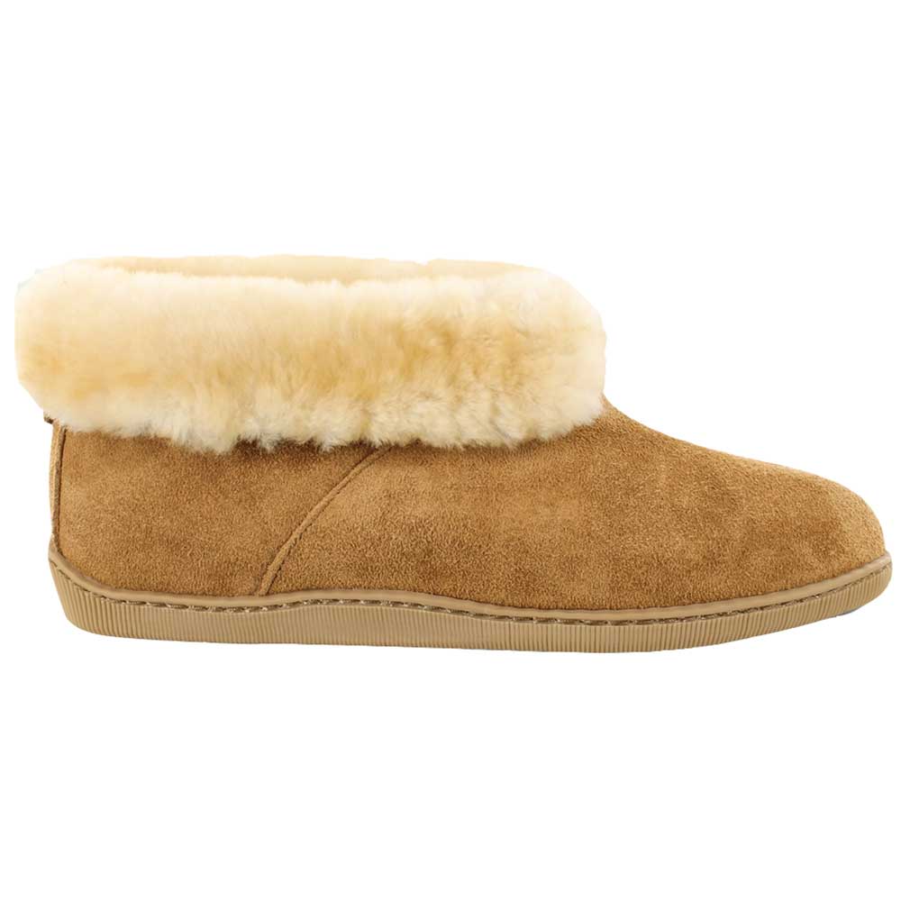 Minnetonka sheepskin ankle on sale boot