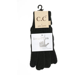 Kids' CC Solid Cable Knit Gloves – Cozy & Stylish Cold-Weather Essential