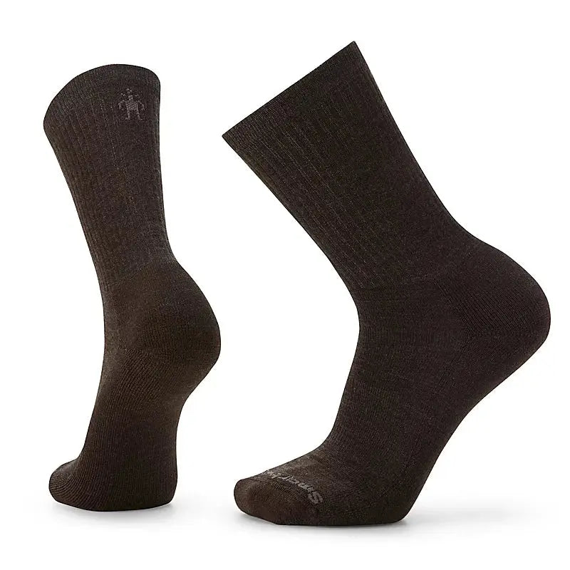 Everyday Solid Rib Crew Socks – Cozy Durability for All-Day Comfort