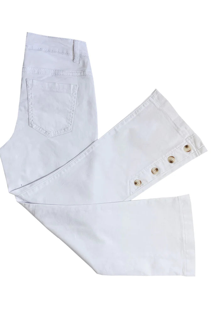 Marie Summer Zip Capri Jean