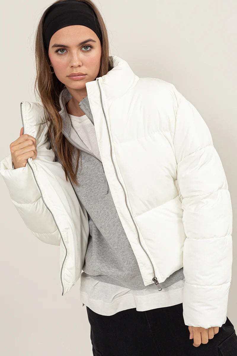 Weekend Ready Quilted Puffer Jacket