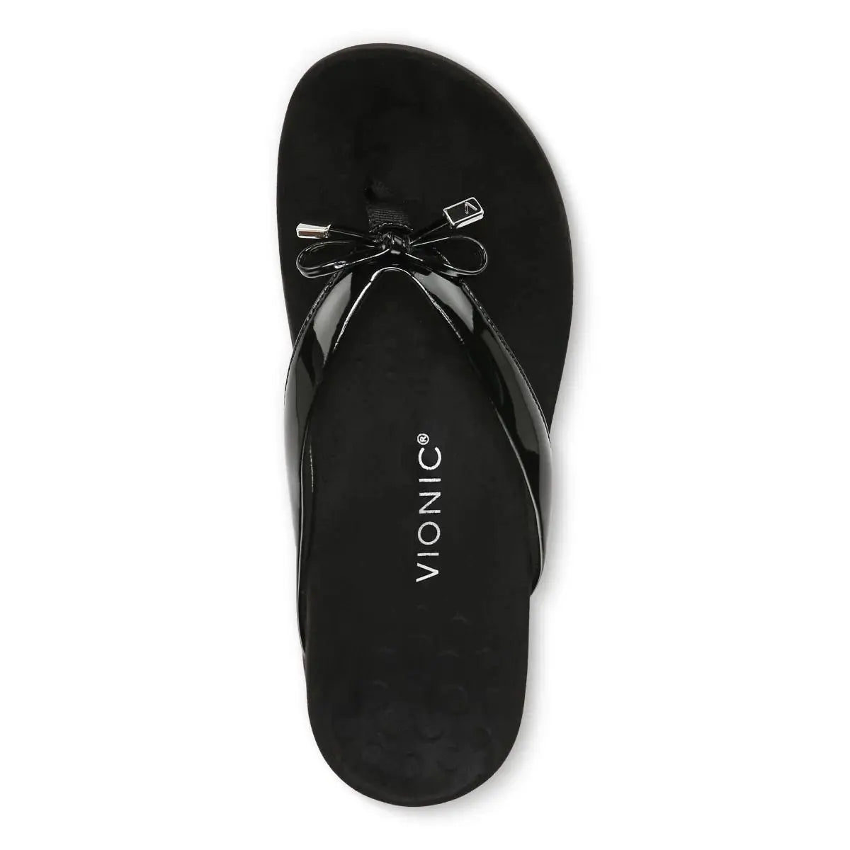Vionic bella toe 2025 post sandal black