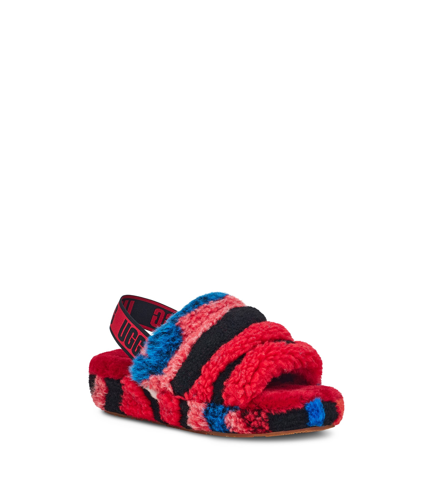 Red women 2024 ugg slides